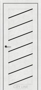 Рустік Авіньйон Білий/Чорне скло